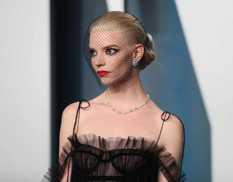 Anya Taylor-Joy arrived at the Vanity Fair Oscars party last month.