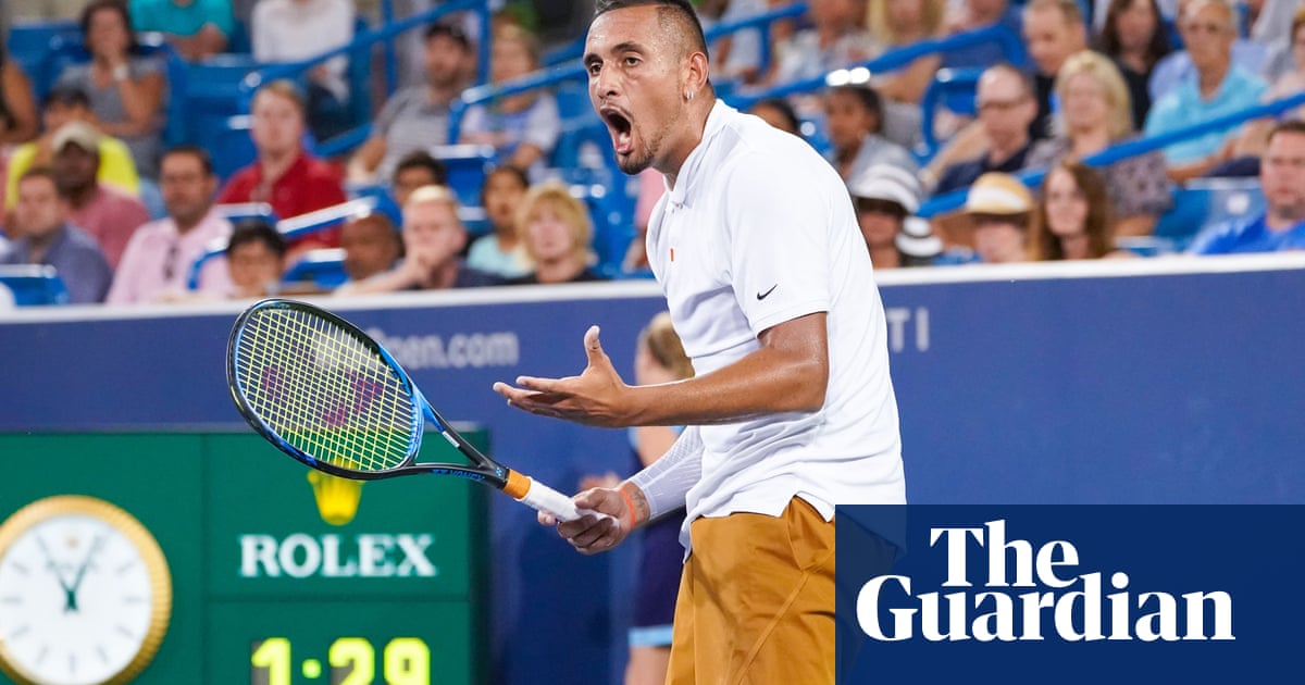 Nick Kyrgios in hot water again after latest clash with umpire in Cincinnati