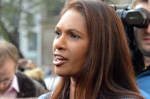 Gina Miller, the businesswoman at the centre of the high court case, speaks after the judgment on Thursday.