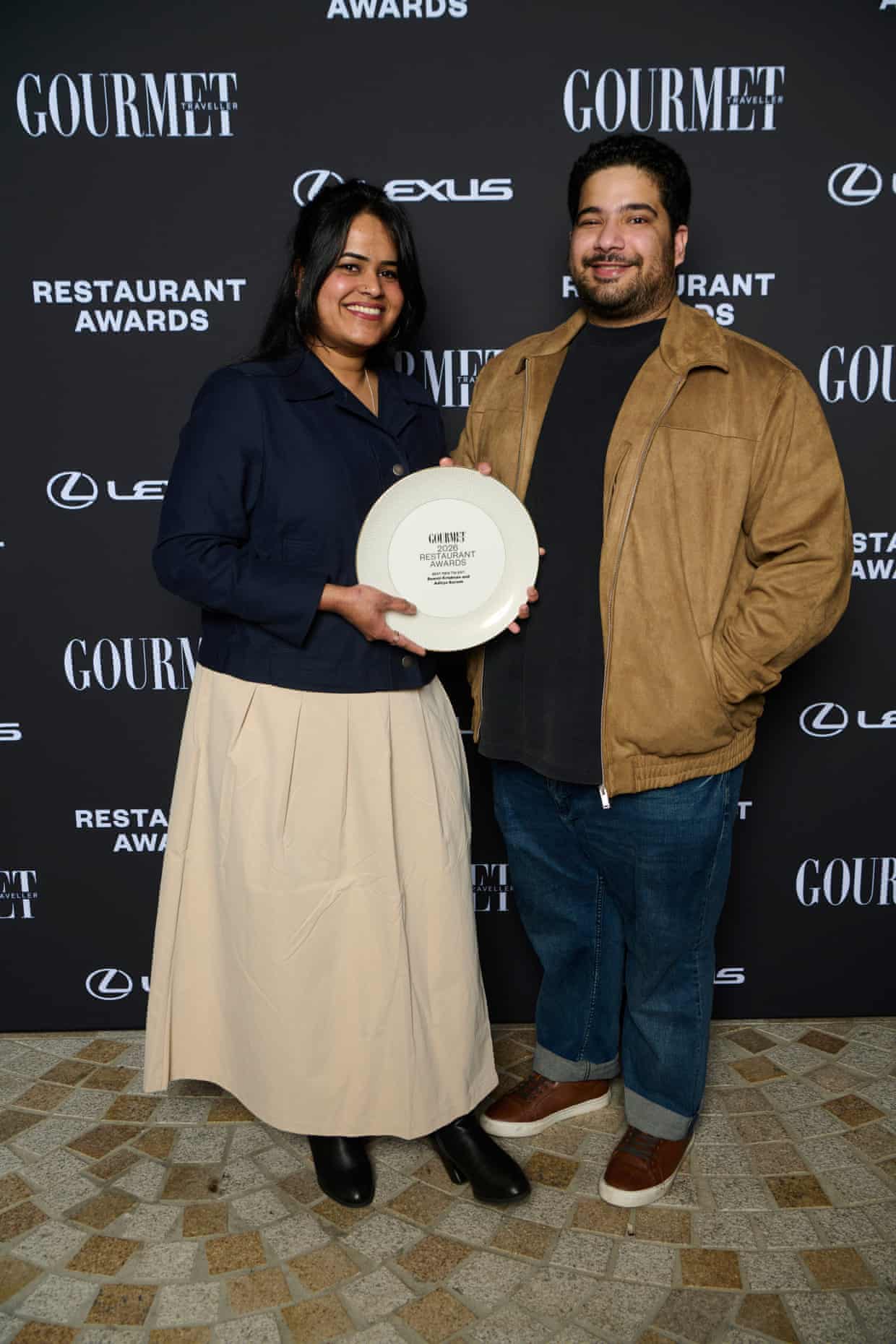 Saavni Krishnan and Aditya Suresh from Melbourne’s Saadi,