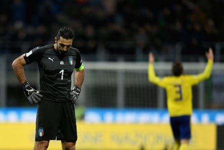 It was a sad end to Gianluigi Buffon’s Italy career as Italy failed to reach the World Cup for the first time since 1958