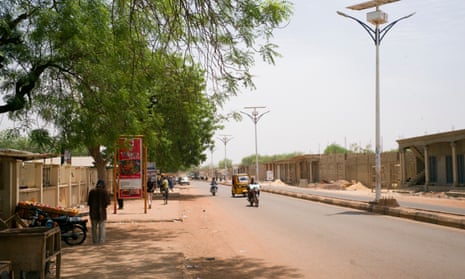 A road in Sokoto state, in north-west Nigeria