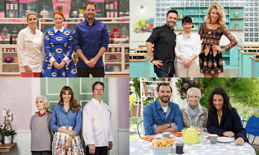 Bake Off has its own versions in (clockwise from top left) Germany, Turkey, France and Italy.