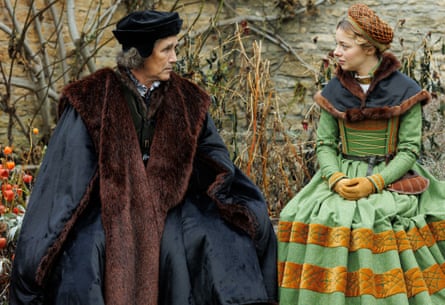 Mark Rylance and Ellie De Lange in Wolf Hall: The Mirror and the Light.
