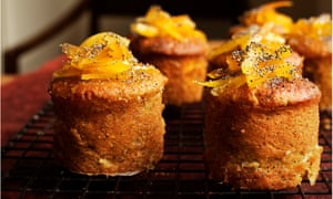 ‘Wonderful sweet-sharp notes’: orange and poppy seed cakes.