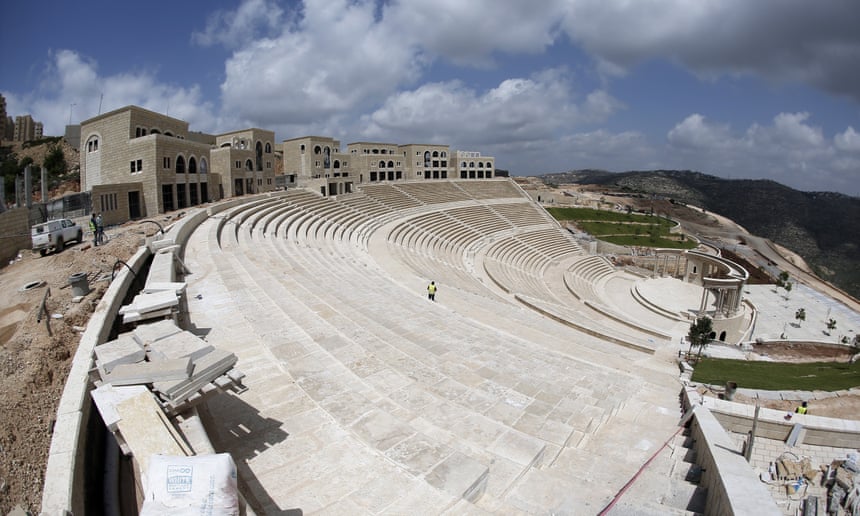 Rawabi’s amphitheatre.