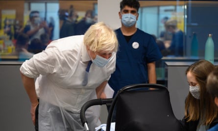 Boris Johnson Visit Covid Booster Vaccine Clinic In East Kent