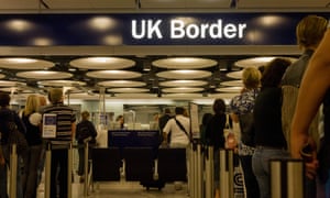 Border controls at Heathrow airport