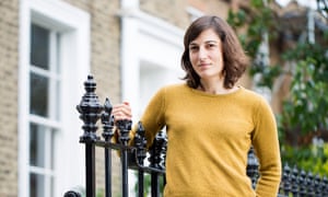 Guardian journalist Paula Cocozza outside her house in Dalston.
Photograph by Felix Clay