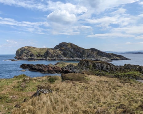 Крупный план древнего шотландского языка горные образования