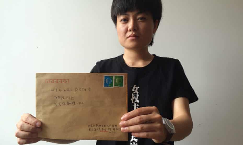 Ma Hu, 25, a feminist activist, has been writing daily letters to China’s prime minister Li Keqiang demanding greater rights for women. 