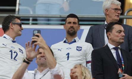 Novak Djokovic watches Serbia tamely exit Euro 2024 after their draw
