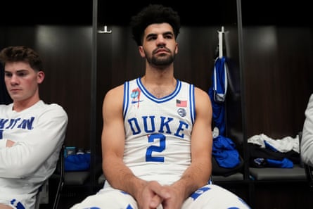 Cayden Boozer takes in Sunday’s loss.