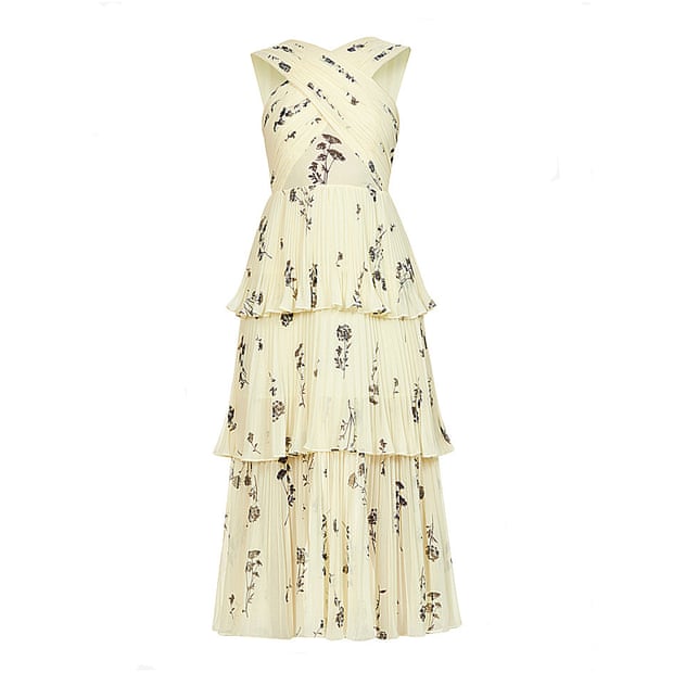 Cream floral dress by Self Portrait, four days from £46