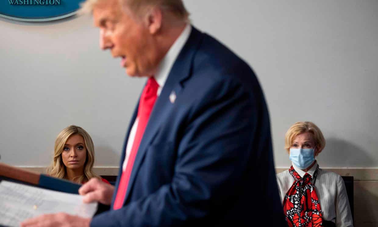 Trump calls Birx's warning pathetic