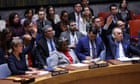 Israel-Gaza war live: UN security council passes immediate ceasefire resolution; US ‘disappointed’ after Israel cancels visit