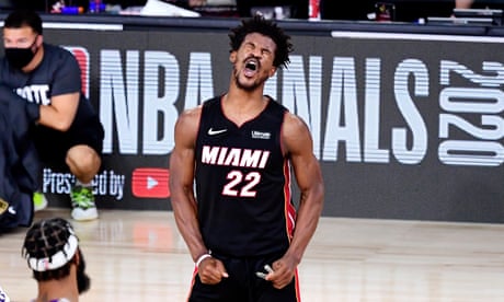 Heat Hit Back Against Lakers In Game 3 Behind Butler S Brilliant Triple Double Sport The Guardian