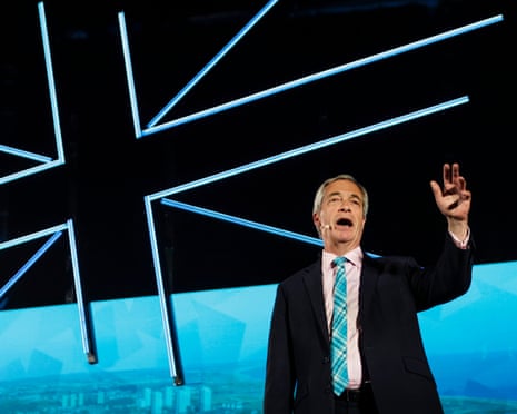 Nigel Farage at a Reform UK rally in Aberdeen on Monday 13 April.