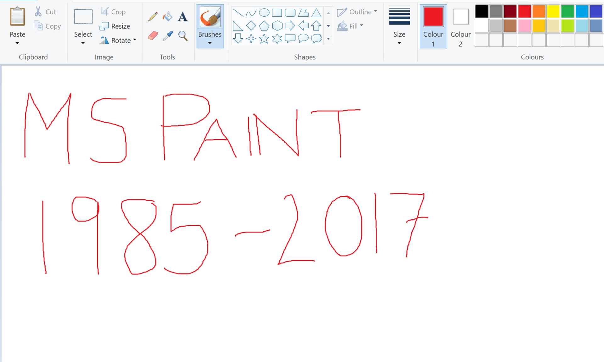 Goodbye, Microsoft Paint. Goodbye, Microsoft Paint.