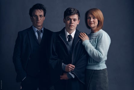 Jamie Parker, Sam Clemmett, and Ginny Potter