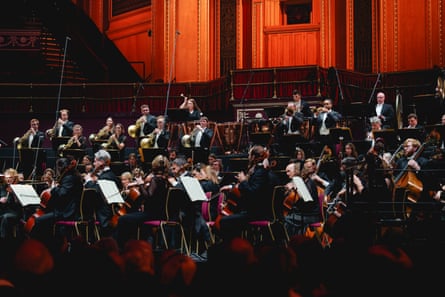 The Royal Philharmonic Orchestra performing Mahler x Bernstein at the Royal Albert Hall, London, last October, conducted by Vasily Petrenko.