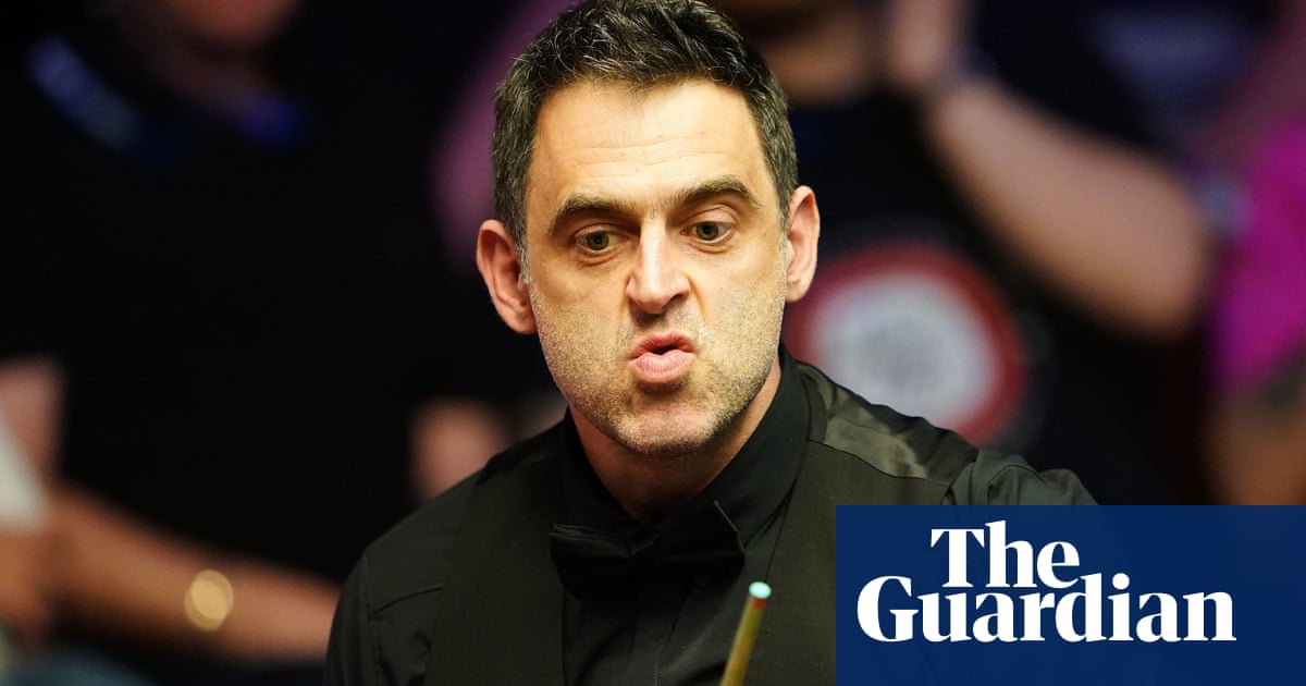 Ronnie O’Sullivan could be fined for gesture during first-round Crucible win