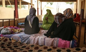 Eritrean women at a refugee camp in Sudan