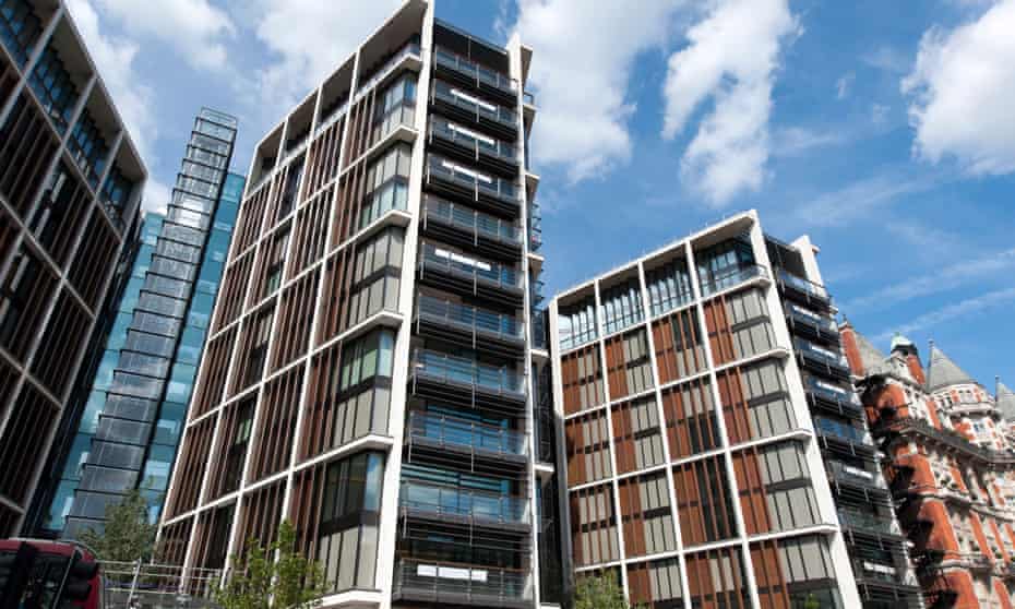The One Hyde Park development in Knightsbridge, London