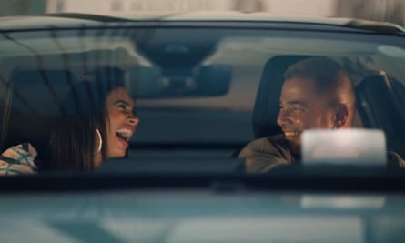 Amr Diab, right, in the Citroën ad.