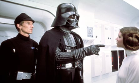 Darth Vader and Princess Leia in Star Wars