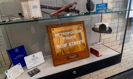 Truncheons, report books, whistles, badges and other police memorabilia are on display