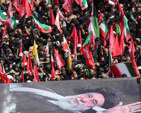 ‘We are Iran’s true missiles’: millions gather in Tehran for day four of Ali Khamenei’s funeral