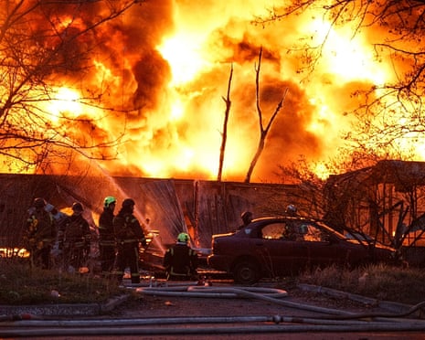 Damage and destruction in Ukraine after Russian missile strikes