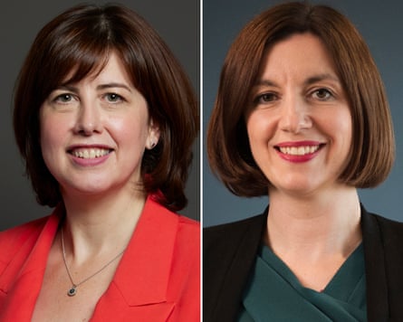 Lucy Powell (left) and Bridget Phillipson.