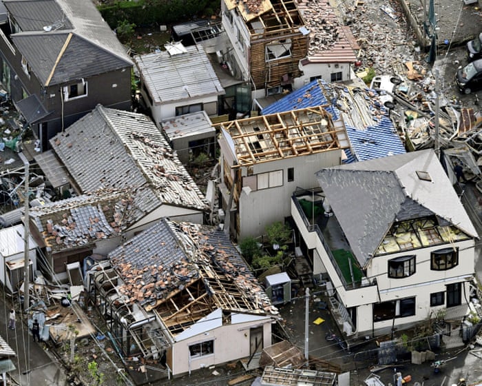 Strongest tornado ever recorded in Japan hits Shizuoka prefecture