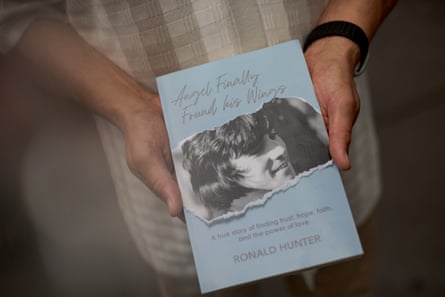 blue book features portrait of young man on cover