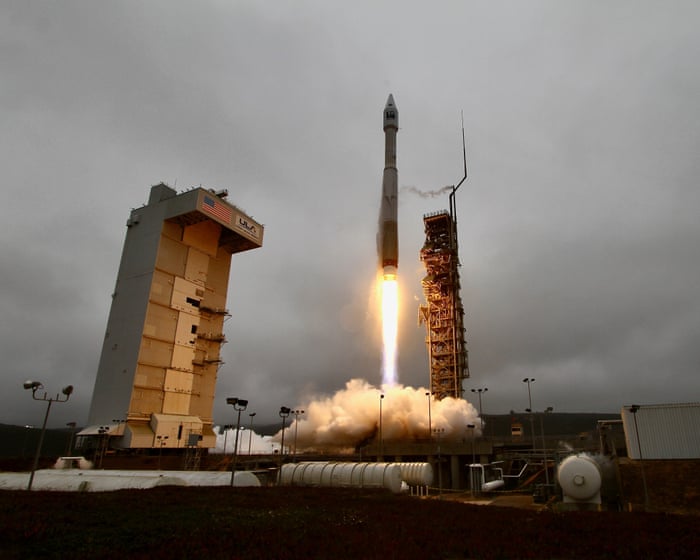 Reporters and military duo held at gunpoint by security at US space force base