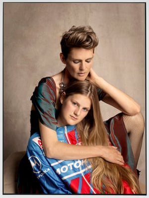 Stella Tennant and her youngest daughter Iris, styled by Bay Garnett, photographed by Tom Craig for Oxfam’s Second Hand September