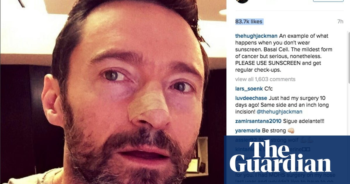 Hugh Jackman Posts Sun Safety Appeal After Getting Skin Cancer