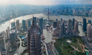 How Shanghai would look with a rise of just 2C: the UN
        warned this week of a potential 3C scenario.