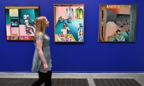 paintings by bhupen khakhar at tate modern london