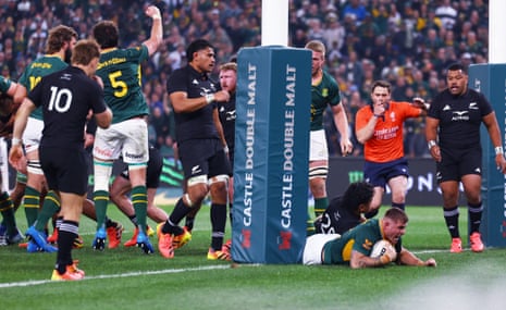 South Africa v New Zealand: rugby union third Test – live