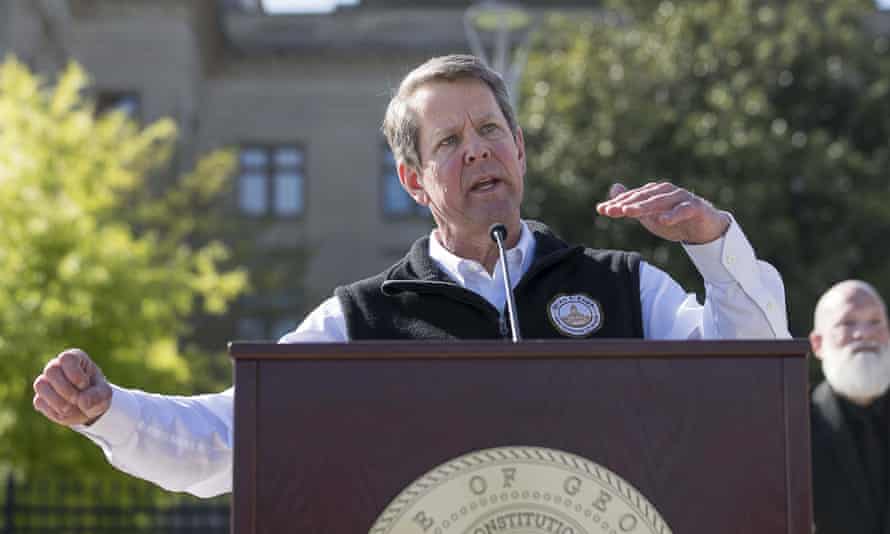 Governor Brian Kemp of Georgia was slow to issue a stay-at-home order in response to the pandemic.