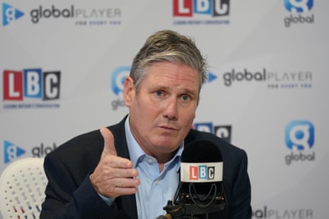 Keir Starmer interviewed on LBC this morning.
