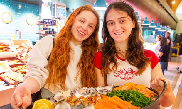 Seafood featured heavily at the event.