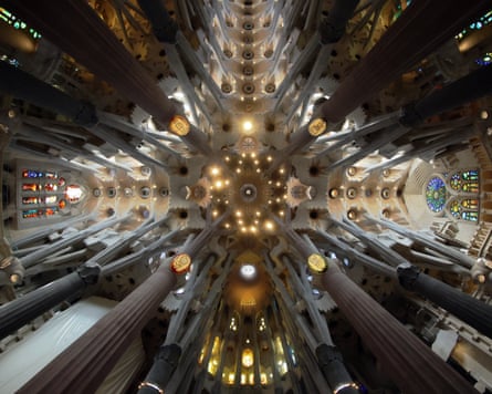 Fisheye lens view of the basilica