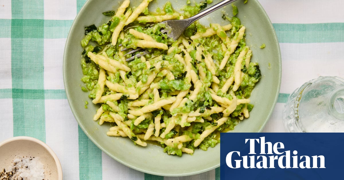 Meera Sodha’s recipe for chopped broad bean trofie with mint and lemon | Meera Sodha recipes
