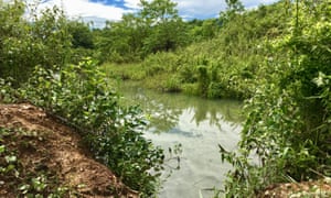 An abandoned gold mine in eastern Cameroon