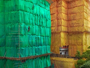 Green-Orange Cocoon, Hong Kong, 2013