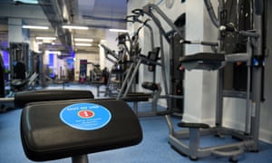 An ‘Out Of Use’ marker on an exercise machine inside the Gym Group in Vauxhall, London, after it was announced that gyms will be allowed to reopen from 25 July.